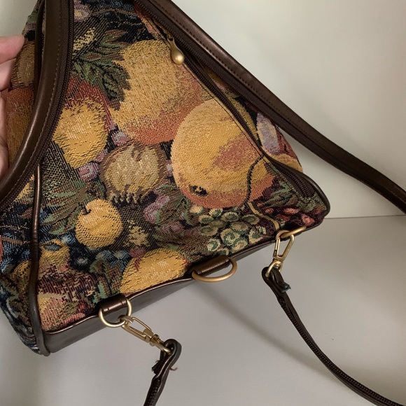 Vintage brocade purse backpack 2 in 1 - Picture 15 of 16